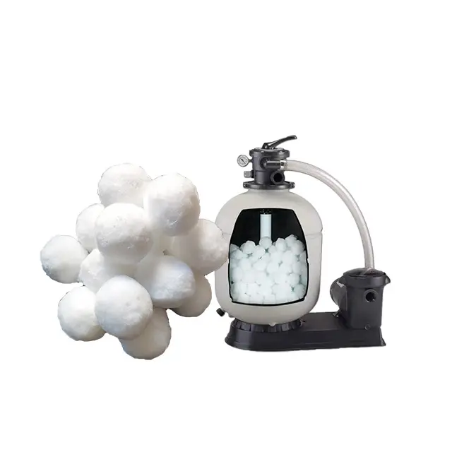 100% Polyester Fiber Replace Sand For Pool Water Filtration