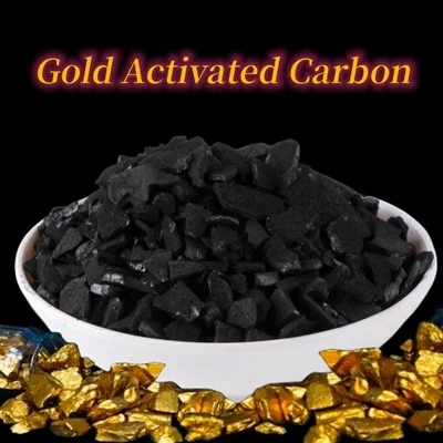 Coconut Shell Gold Activated Carbon 6x12 Mesh For Gold Extraction