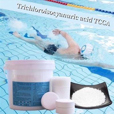Hot Selling Swimming Pool Chemicals Trichloroisocyanuric Acid TCCA 90 Tablet Chlorine Tablet