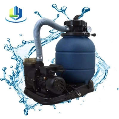 LY-300 300mm Sand Filter Pump System For Above Ground Swimming Pools With Standard Pump And Firm Filter Base To Easy Installation