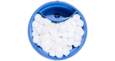 Pool Filter Balls Capacity Water Treatment Reusable Renewable White Filters Ball