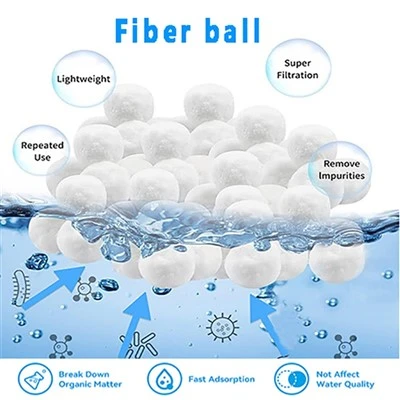 Environmentally Friendly Swimming Pool Filtration Fiber Ball Suitable For All Sand Filtration Pumps
