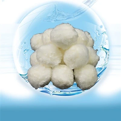 High-efficiency Modified Fiber Balls Filtering Oily Wastewater Filter Media Polyester Fiber Ball