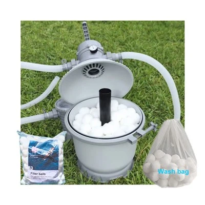Poo Filter Media 100% Polyester Fiber Ball Sand Filter 700g Filter Ball Fit Swimming Pool Cleaning Device